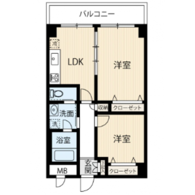 ハイライフ大崎の間取り図