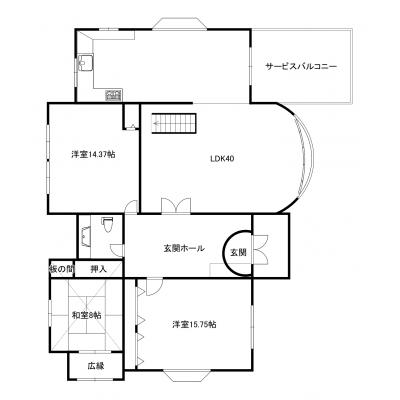 誠明館～洋館・広々邸宅・ガレージ3台分・海外からのゲスト様に～の間取り図