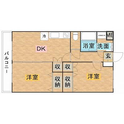 ホワイトウィングⅠの間取り図