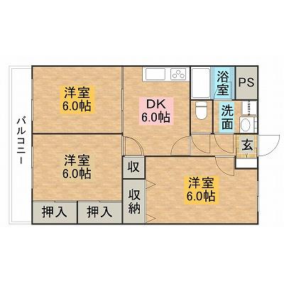サンライズシティーパルの間取り図