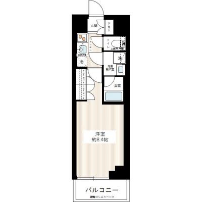 マンスリーステージ東武練馬Ⅲ【インターネット無料！管理費無料！！】の間取り図