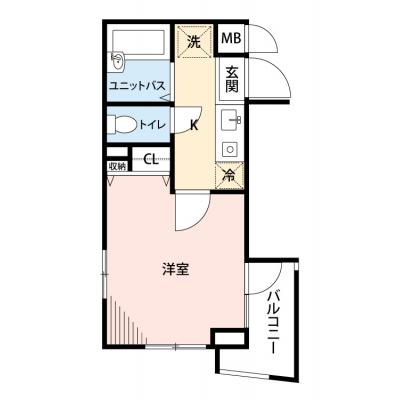 【60日以上の利用でお得🌈】【禁煙🚭】マイナビSTAYミライエ早稲田大学前　505の間取り図