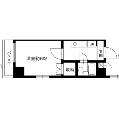 ワールドポテンシャル神楽坂403「🌸神楽坂エリア🏠禁煙・Wi-Fi無料の快適生活✨」の間取り図