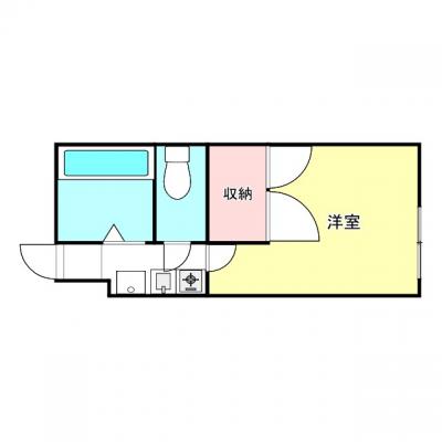 🍙🍜【駐車場あり】❤️‍🔥飲食店コンビニ近♪🚗バストイレ別🛀🫧便利物件✨の間取り図