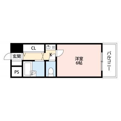 🌈新規オープンにつき表示賃料から半額！（４月末まで）🌈◆パシオン阪神尼崎９【ネット無料(Wi-Fi対応)・尼崎駅徒歩７分！トイレ・風呂セパレート！敷地内駐車場有り！オートロック・エレベーター有り】の間取り図