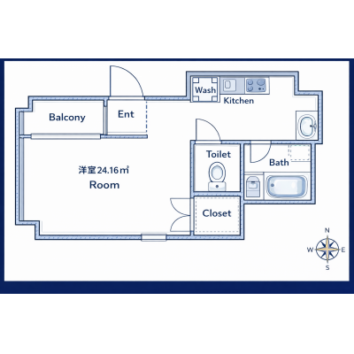 CityLifeエイペックス大手通の間取り図