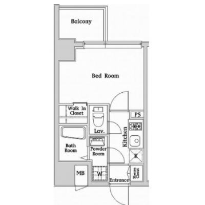 【60日以上の利用でお得🌈】【禁煙🚭】マイナビSTAY西麻布1丁目　601の間取り図