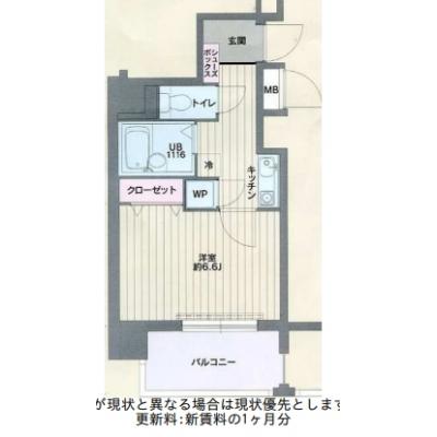【60日以上の利用でお得🌈】【禁煙🚭/Wi-Fi無料🌐】マイナビSTAYミライエ御茶ノ水妻恋坂　502の間取り図