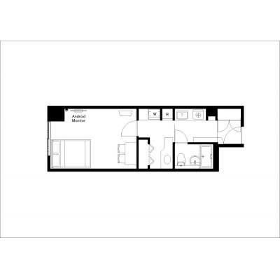 渋谷駅まで電車で1本/人気の世田谷エリア/家具・家電付き/の間取り図