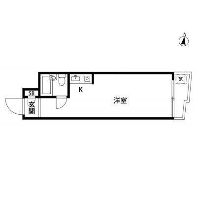 板橋区大谷口北町マンションの間取り図