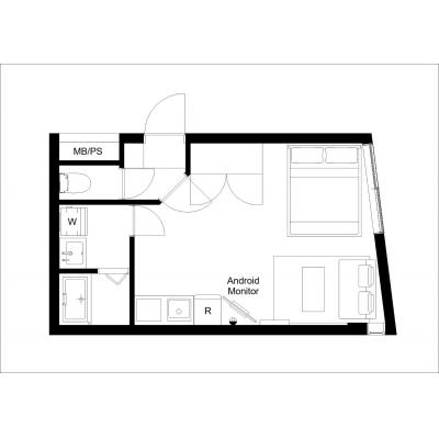 三軒茶屋駅の近く！渋谷まで電車で1本/お洒落な内装/LEGALAND三軒茶屋ANNEX 304の間取り図