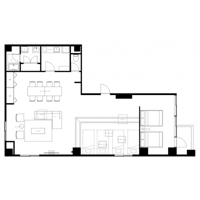 新宿駅より徒歩5分の好立地/最大8名利用可能/家具家電充実/Wi-Fi完備/小滝橋パシフィカビル 901の間取り図