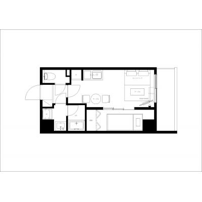 東京スカイツリー・浅草まで徒歩圏内/最寄り駅まで徒歩9分/観光にもピッタリ/ Daffitto押上II 701の間取り図