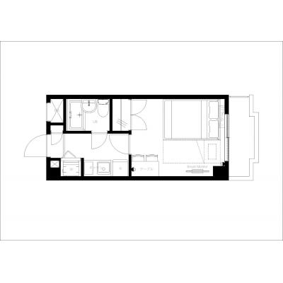 観光＆ビジネスにも最適/オートロック付きで安心♪ウインベルソロ東蒲田 204の間取り図