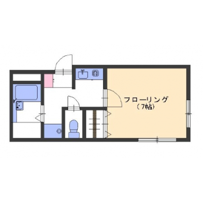 KIT【兼六園徒歩8分♪】Wi-Fi無料☆バストイレ別☆駐車場有の間取り図