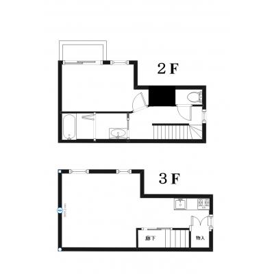中野中央５丁目マンスリーマンションの間取り図