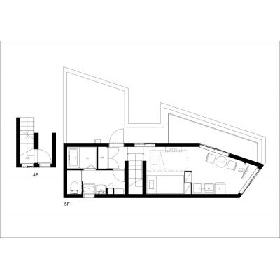 方南町駅から徒歩7分/家具・家電付き/パークシード方南町　501の間取り図