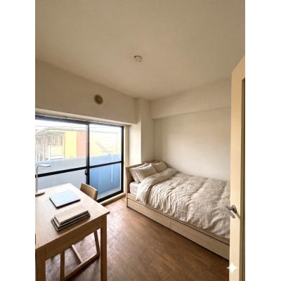 🔷🔹🔸🔶⭐エレベーター付き⭐エアコン、IHクッキングヒーター⭐1Kタイプ⭐RC造のお部屋⭐【禁煙&Wi-Fi無料】⭐🔶🔸🔹🔷「K47」の間取り図