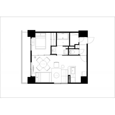 西11丁目駅から徒歩２分！通勤、通学、お出かけなどすべてが楽な好立地！/S-RESIDENCE円山鳥居前 602の間取り図