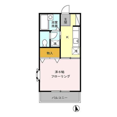 5/21以降入居可　D-ROOMマンスリー【パナックス】インターネット使い放題！電子タバコのみOK！の間取り図