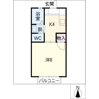 アルDEスリー東海通　A202の間取り図