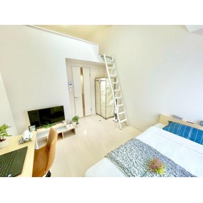 【名古屋市中村区/太閤通徒歩約5分/無料Wi-FI/バストイレ別・独立洗面台/自転車駐輪可能】リバティー  ファミマンの間取り図