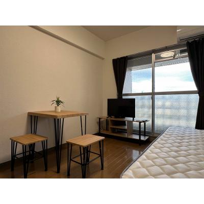 駅近！近江八幡駅 徒歩6分🚉 家具家電付き✨いちばんちマンスリー近江八幡中村町の間取り図