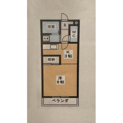 ✨ Wi-Fi無料 📶 大垣駅より徒歩８分 🚙 駐車場アリ🚙  🔶マンスリーベースＪＰ🔶　【G031】の間取り図