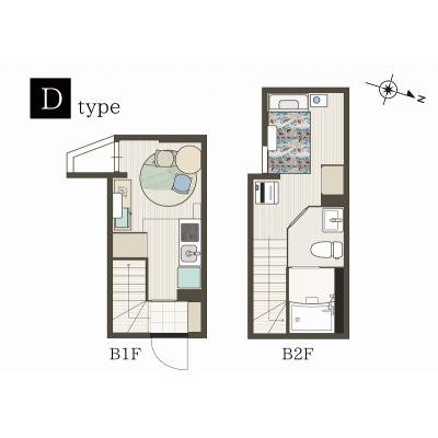 【護国寺マンスリー】【護国寺駅　徒歩3分】【茗荷谷駅　徒歩１１分】【ペット犬猫利用可】ネット無料,エレベーター,宅配ボックスありの間取り図