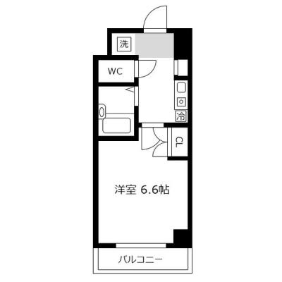 アットイン難波4-1【おためしSALE】の間取り図