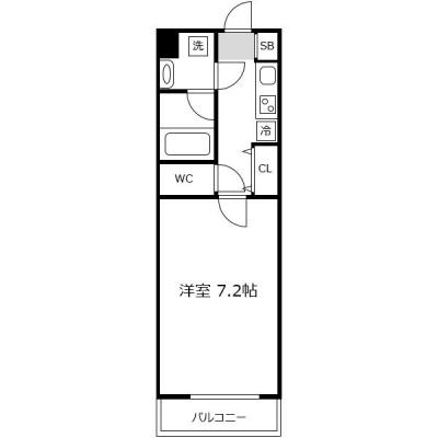 アットイン肥後橋4【おためしSALE】の間取り図