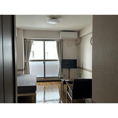 大津赤十字病院近く🏥大津駅・浜大津駅の２路線利用可能🚉家具家電付き✨いちばんちマンスリー大津駅前長等２の間取り図