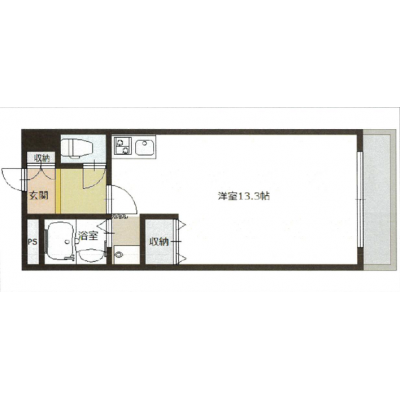 🌈新規OP賃料半額🌈播磨臨海工業地帯近く🏭出張にも便利な駐車場付き🚗駅チカ１Rマンスリー✨【M090】の間取り図