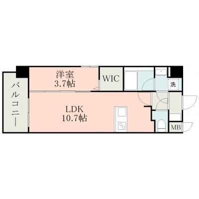 マンスリー光の森7の間取り図