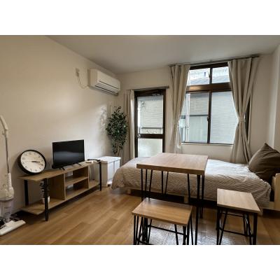 JR彦根駅徒歩3分🚉駐車場付き・彦根城のお膝元に滞在✨いちばんちマンスリー彦根駅前の間取り図