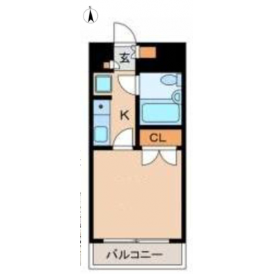 【J’sマンスリー溝の口 102】即入居可🌟厚さ20㎝高密度ポケットコイルマットレス使用！最寄り駅徒歩5分・渋谷駅まで20分圏内、乗り換え無し！アクセス良好☆【インターネット無料】の間取り図