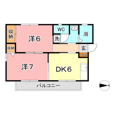 ニングル土倉　Dの間取り図