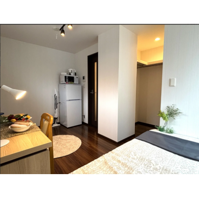 🔷🔹🔸🔶⭐ロフト付き⭐エアコン、IHコンロ⭐ワンルームタイプ⭐️2階角部屋⭐️【禁煙&Wi-Fi無料】⭐🔶🔸🔹🔷「K48」の間取り図
