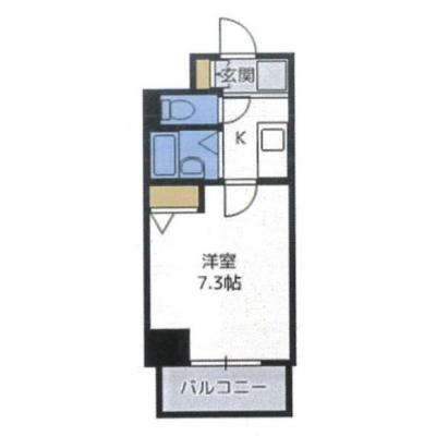 ラフォーレ博多駅前／SR3号室の間取り図