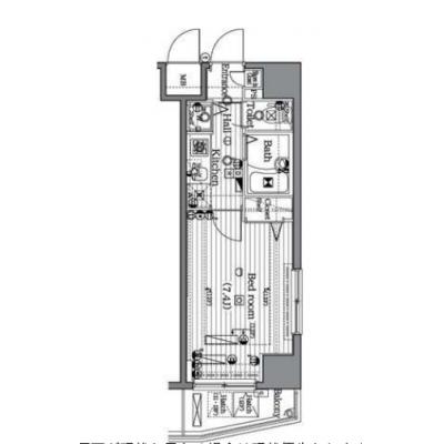 【🎉初期費用オフ｜お得なキャンペーン】【禁煙🚭/Wi-Fi無料🌐】マイナビSTAYグランド御茶ノ水駅前　704の間取り図