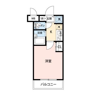 【🎉初期費用オフ｜お得なキャンペーン】【禁煙🚭/Wi-Fi無料🌐】マイナビSTAYミライエ東池袋駅前　403の間取り図