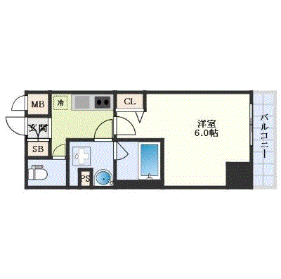 グッドステイ大須観音駅東レイシャス3◇【ハイクラス・設備充実】の間取り図