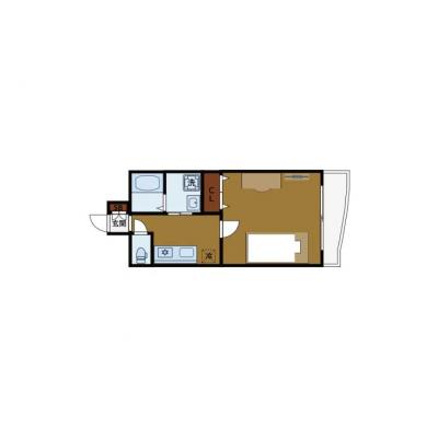 BraTTo四日市Ⅱ【2wayアクセス可能🚃】｜名古屋駅まで乗り換え不要｜家具家電一式｜出張歓迎｜の間取り図