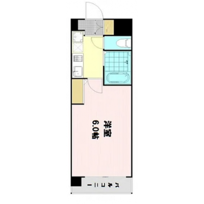 ワールドマンスリー梅田EAST（禁煙部屋）※インターネット無料物件の間取り図
