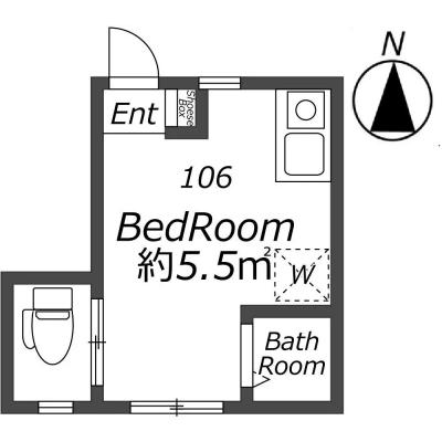 サークルハウス関町北 106の間取り図