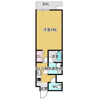 stay＠金屋町(^^)/★長崎駅まで徒歩10分★RC造★の間取り図