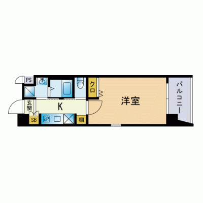 【地下鉄西新駅徒歩2分♪】トレンタ西新の間取り図