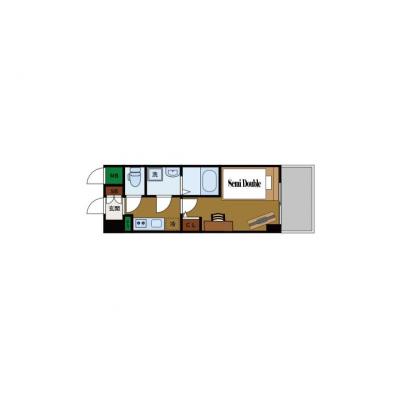 BraTTo西九条レジデンス【単身者＆女性向け💓】防犯面に配慮した安心の住環境👍西九条駅まで徒歩4分！の間取り図