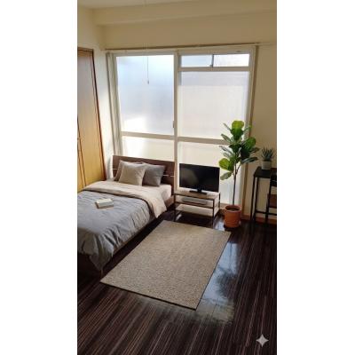 【JR山陰本線並河駅徒歩2分 / Wi‑Fiあり / バス・トイレ別 / 南向き / クローゼット / エアコン完備 / 最上階角部屋】の間取り図