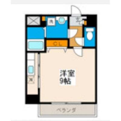 【🎉初期費用オフ｜お得なキャンペーン】【禁煙🚭/Wi-Fi無料🌐】マイナビSTAY広島京橋町　202の間取り図